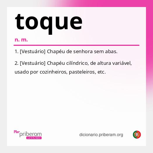 Significado de toque